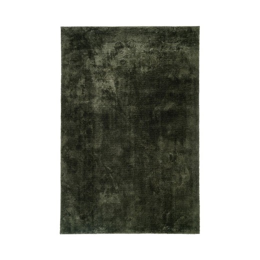 Alfombra rectangular, 230 x 160 x 1 cm, de tejido en verde | Colección  Miami