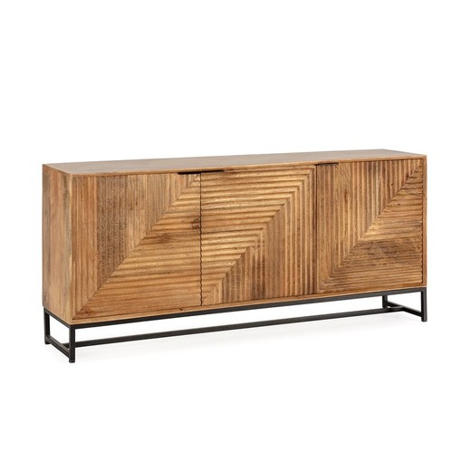 Aparador, 170 x 40 x 79 cm, de madera de mango en natural | Colección Nereida