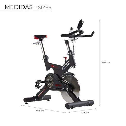 Bicicleta Ciclo Indoor con inercia 22 Kg y Bluetooth |  Colección Rider RI-09R Generation II