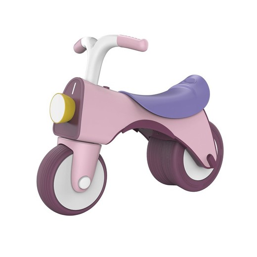 Bicicleta correspasillos, 55 x 28 x 41 cm, de polietileno en rosa | Colección Balance Bike