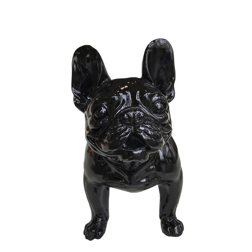 Figura Boston Terrier Osha, 52  x  25  x  41 cm, negro