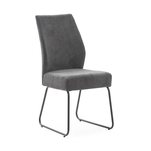 Silla, 45 x 62 x 97 cm, de tejido  en gris | Colección Alan