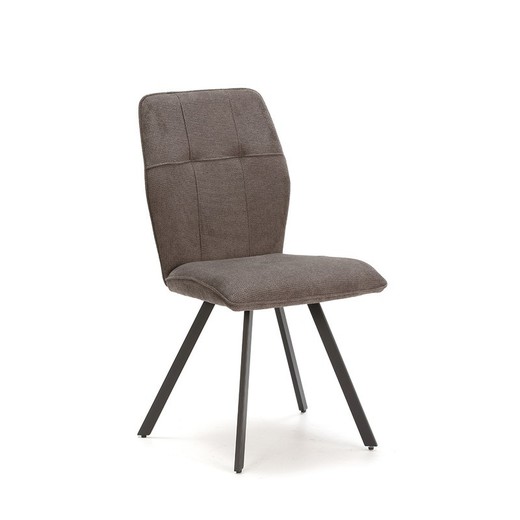 Silla, 47 x 60 x 89 cm, de tejido en gris | Colección Mery