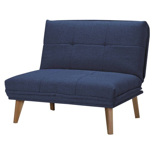 Sillón Cama, 95 x 86 x 81 cm, azul oceáno |  Colección Bicol