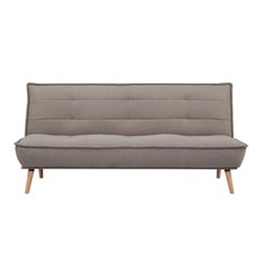 Sofá cama, 194 x 95 x 89 cm,  tapizado en marrón |  Colección Hufranch