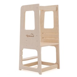 Torre de aprendizaje Montessori, 40 x 44 x 90 cm, de madera  en natural | Colección Evolutive