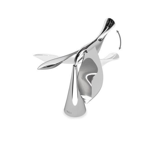 Ouvre-bouteilles, 13 x 13 x 11 cm, en zinc argenté | Collection Tipsy