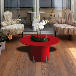 Accesorio mesa redonda roja Mondum Mediterráneo 80x80x7 cm