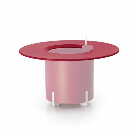 Accesorio mesa redonda roja Mondum Mediterráneo 80x80x7 cm