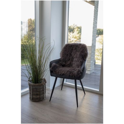Tappeto in pelle di agnello, 85 x 50 x 5 cm, marrone | Collezione Lambskin