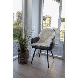 Tappeto, 85 x 50 x 6,5 cm, in pelliccia sintetica bianca | Collezione Lambskin Artificial