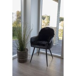 Tappeto, 85 x 50 x 6,5 cm, in pelliccia sintetica nera | Collezione Lambskin Artificial