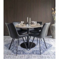 Tappeto rettangolare, 230 x 160 x 1 cm, in pile blu | Collezione Havana