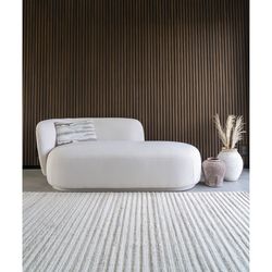 Tappeto rettangolare, 230 x 160 x 1 cm, in lana avorio | Collezione Mango