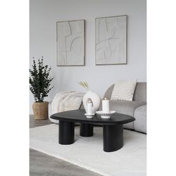 Tappeto rettangolare, 230 x 160 x 1 cm, in lana avorio | Collezione Pune