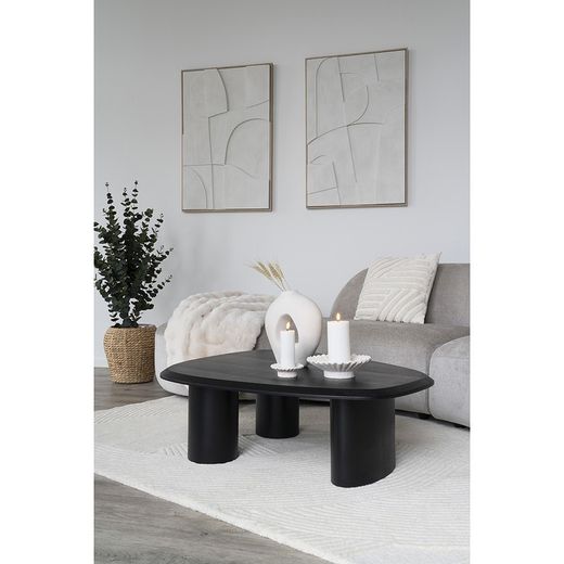 Tappeto rettangolare, 230 x 160 x 1 cm, in lana avorio | Collezione Pune