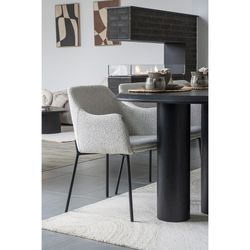Tappeto rettangolare, 230 x 160 x 1 cm, in lana color avorio e sabbia | Collezione Surat