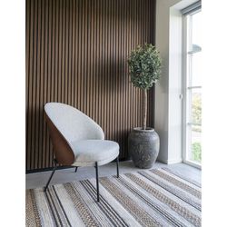 Tappeto rettangolare, 230 x 160 x 1 cm, in iuta e lana naturale | Collezione Morena