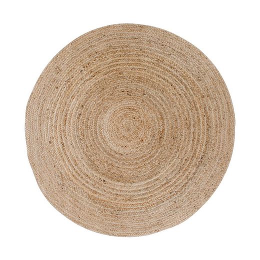 Tappeto rotondo, 150 x 150 x 1 cm, in iuta naturale | Collezione Bombay