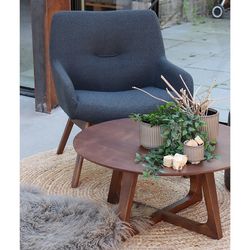 Tappeto rotondo, 150 x 150 x 1 cm, in iuta naturale | Collezione Bombay