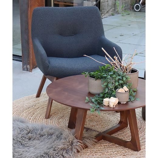 Tappeto rotondo, 150 x 150 x 1 cm, in iuta naturale | Collezione Bombay