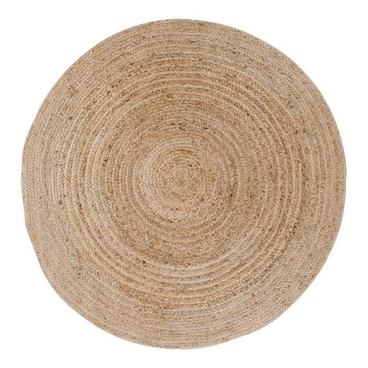 Tappeto rotondo, 180 x 180 x 1 cm, in iuta naturale | Collezione Bombay