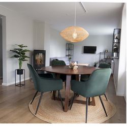 Tappeto rotondo, 180 x 180 x 1 cm, in iuta naturale | Collezione Bombay