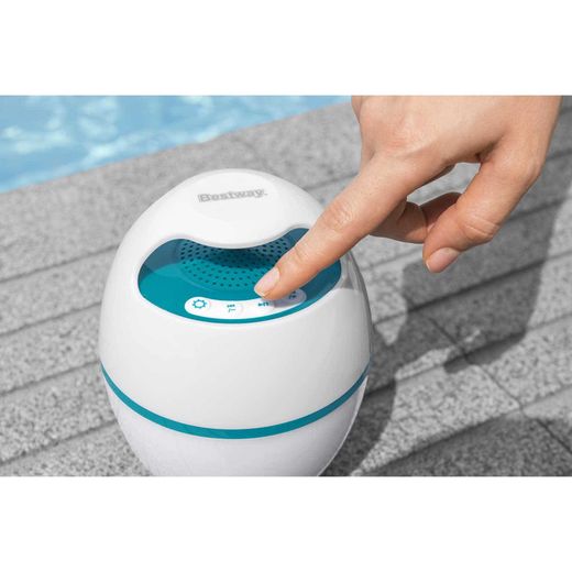 Altoparlante Bluetooth LED Galleggiante Bestway MusicWave Resistente all'Acqua