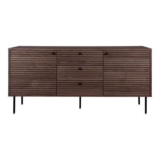 Buffet, 150 x 40 x 74 cm, in impiallacciatura di rovere fumé | Collezione Kyoto