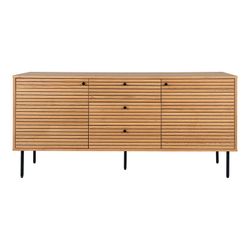 Buffet, 150 x 40 x 74 cm, in impiallacciatura di rovere naturale | Collezione Kyoto