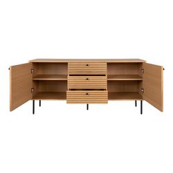 Buffet, 150 x 40 x 74 cm, in impiallacciatura di rovere naturale | Collezione Kyoto
