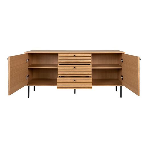 Buffet, 150 x 40 x 74 cm, in impiallacciatura di rovere naturale | Collezione Kyoto