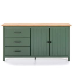 Comò, 150 x 40 x 80 cm, in legno di pino verde | Collezione Miranda