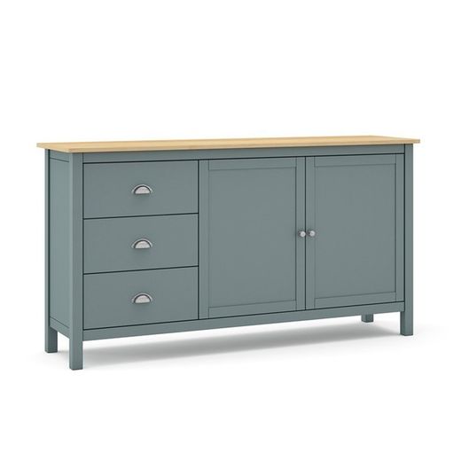 Comò, 150 x 40 x 80 cm, in legno di pino verde | Collezione Misti