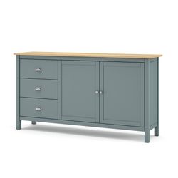 Comò, 150 x 40 x 80 cm, in legno di pino verde | Collezione Misti