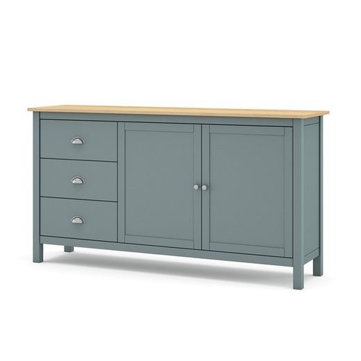 Comò, 150 x 40 x 80 cm, in legno di pino verde | Collezione Misti
