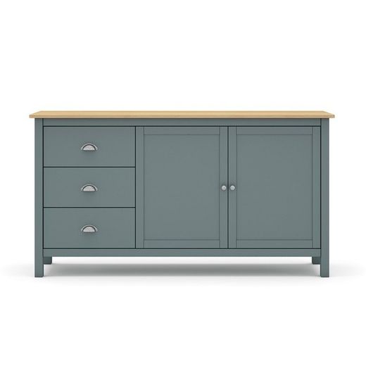 Comò, 150 x 40 x 80 cm, in legno di pino verde | Collezione Misti