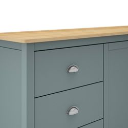 Comò, 150 x 40 x 80 cm, in legno di pino verde | Collezione Misti