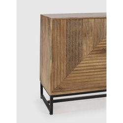 Comò, 170 x 40 x 79 cm, in legno di mango naturale | Collezione Nereida