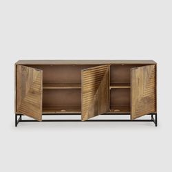 Comò, 170 x 40 x 79 cm, in legno di mango naturale | Collezione Nereida