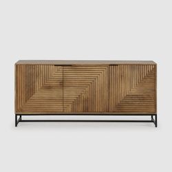 Comò, 170 x 40 x 79 cm, in legno di mango naturale | Collezione Nereida
