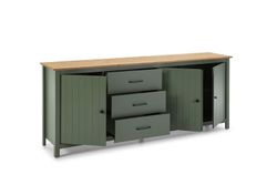 Comò, 190 x 40 x 80 cm, in legno di pino verde | Collezione Miranda