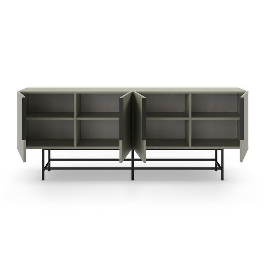 Buffet, 200 x 40 x 77,9 cm, in legno verde | Collezione Eldia