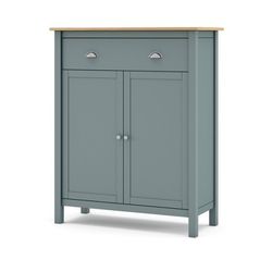 Mobile alto, 90 x 40 x 110 cm, in legno di pino verde | Collezione Misti