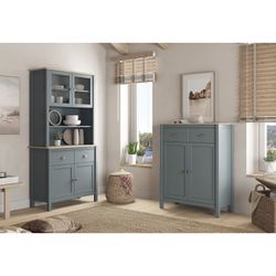 Mobile alto, 90 x 40 x 110 cm, in legno di pino verde | Collezione Misti