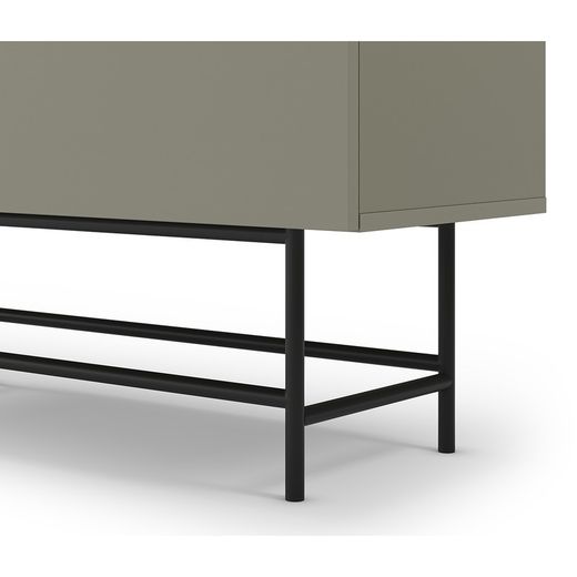 Mobile alto, 100 x 40 x 128 cm, in legno verde | Collezione Eldia