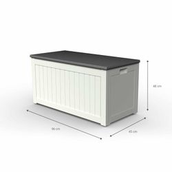 Arcón de Resina Gardiun Basic 190 L - 45x96x48 cm | Almacenamiento Exterior Resistente y Duradero