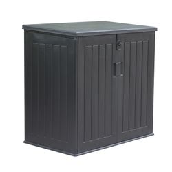 Arcón Exterior para Jardín Gardiun Soften 775L 116x71x109/112,5 cm – Baúl de Resina con Amortiguador, Suelo y Puertas, Ideal para Almacenamiento al Aire Libre