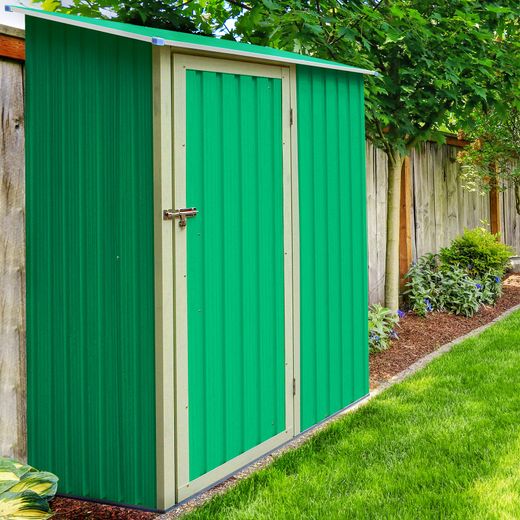 Armario Gardiun Newcastle 1,27 m² Exterior 89x143x186 cm en Color Verde – Diseño Moderno y Espacioso para Tu Hogar