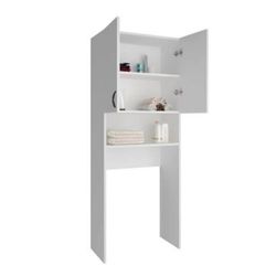 Armario Multiusos CATTERHOUSE Atenas 182, 65x32x182 cm, en MDF y Melamina – Mueble Alto para Lavadora, Diseño Moderno y Funcional